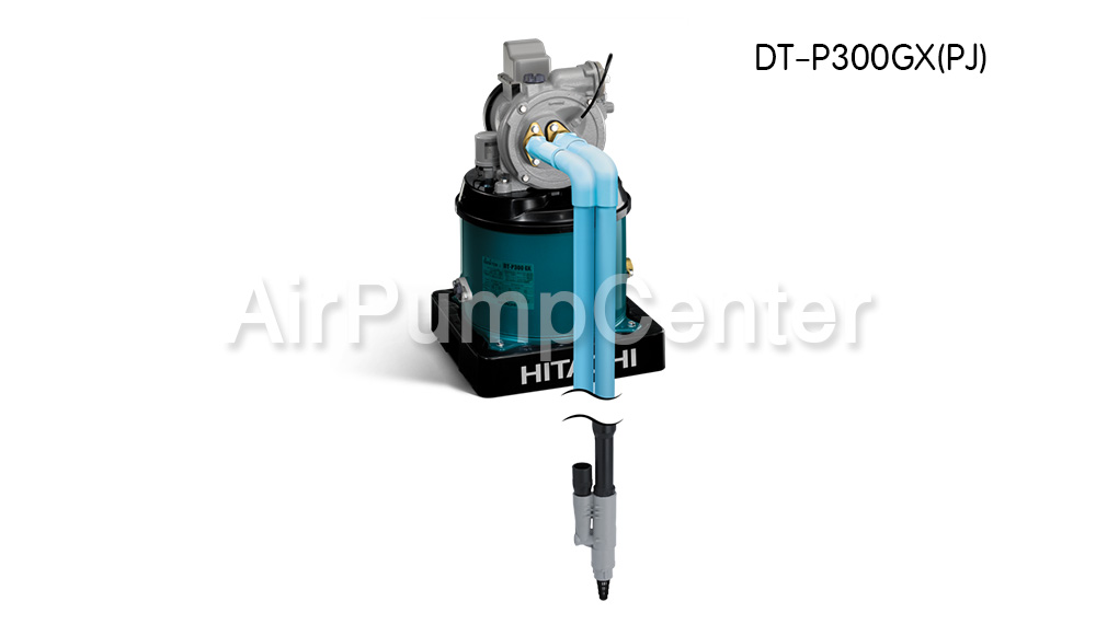 Automatic Pump, ปั๊มถังอัตโนมัติ, ปั๊มน้ำ, ปั้มน้ำ, ปั๊มบ้าน, HITACHI, DT Series, DT-P300GX (PJ), DT-P300GX (SJ)