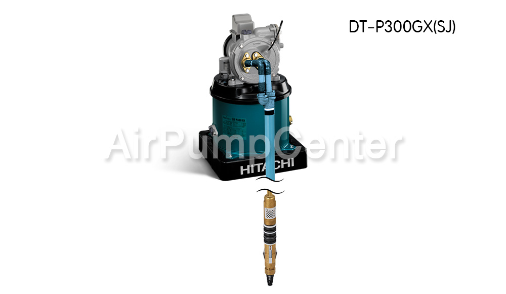 Automatic Pump, ปั๊มถังอัตโนมัติ, ปั๊มน้ำ, ปั้มน้ำ, ปั๊มบ้าน, HITACHI, DT Series, DT-P300GX (SJ)
