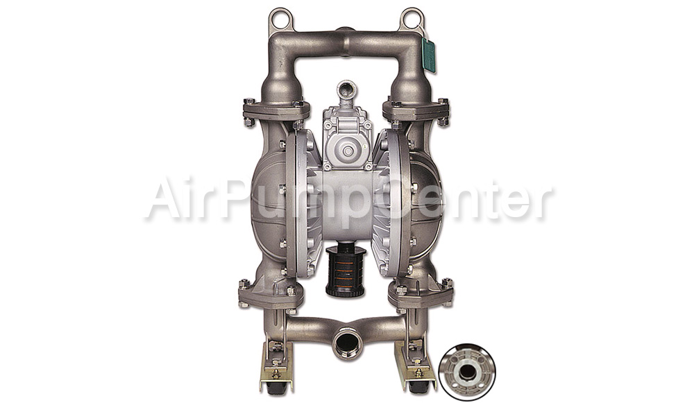 Air-operated double diaphragm pump, ปั๊มสูบถ่ายเคมีชนิดใช้ลม, YAMADA, NDP-5 Series, DP-10 Series, NDP-15 Series, NDP-20 Series, NDP-25 Series, NDP-32 BAN Series, NDP-40 Series, NDP-50 Series, NDP-80 Series