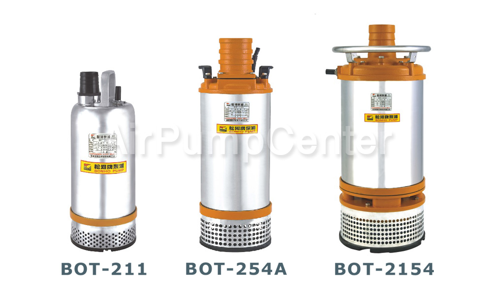 ปั๊มน้ำ, ปั้มน้ำ, Submersible Pump, ปั๊มแช่, ไดโว่, ปั๊มน้ำเสีย, Sonho, BOT Series ,BOT-205A, BOT-208A, BOT-211A, BOT-222A, BOT-233A, BOT-254A, BOT-283A, BOT-284A, BOT-2104, BOT-4106, BOT-2154, BOT-2156, BOT-2206, BOT-4208