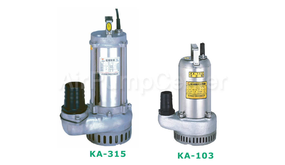 ปั๊มน้ำ, ปั้มน้ำ, Submersible Pump, ปั๊มแช่, ไดโว่, ปั๊มน้ำเสีย, Sonho, KA Series ,KA-103A, KA-205, KA-208B, KA-308, KA-315, KA-322A, KA-437A, KA-355, KA-475A, KA-4110